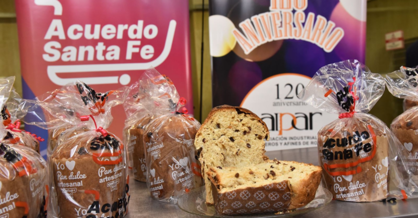 Acuerdo Santa Fe: lanzaron un pan dulce artesanal a precio promocional para estas fiestas