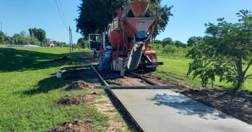 Laguna Paiva suma una nueva ciclovía a través del Programa de Obras Urbanas de Provincia