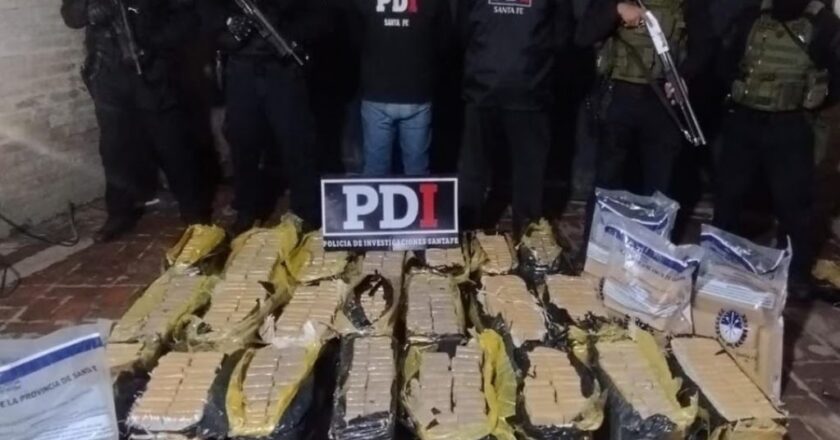 Santa Fe: la PDI secuestró más de 500 kilos de marihuana en un allanamiento