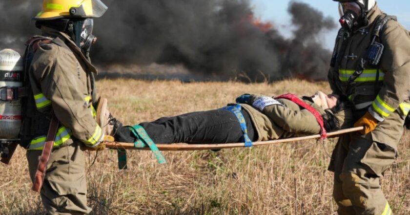 El simulacro en el Aeropuerto de Sauce Viejo mostró eficacia y coordinación ante emergencias