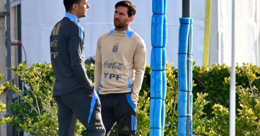 Scaloni confirmó a Messi para el partido ante Colombia
