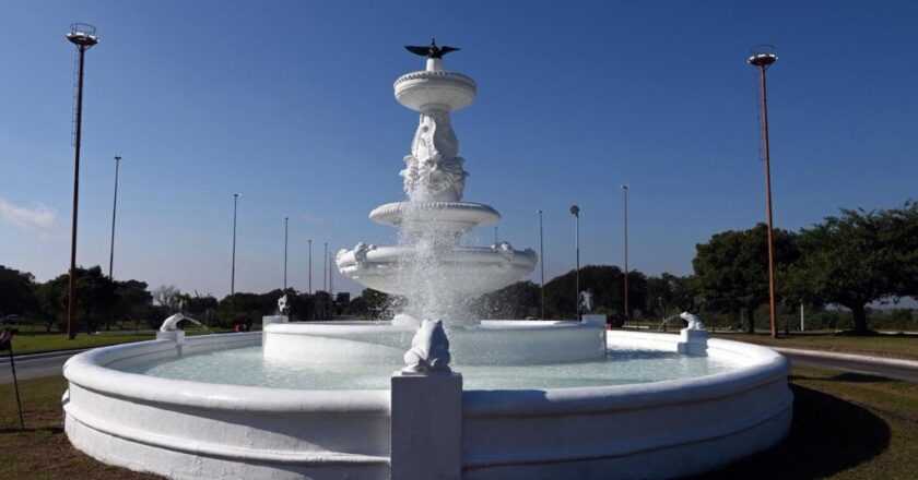 El Municipio puso nuevamente en funcionamiento la Fuente de la Cordialidad