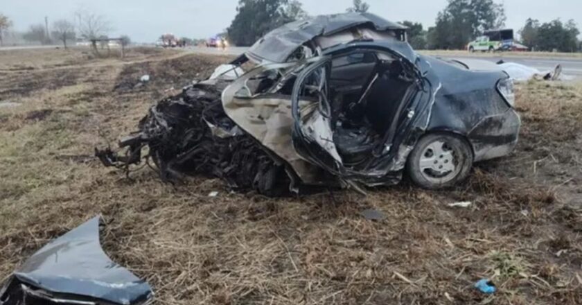 Doble tragedia: volvían de un velorio y murieron en la ruta