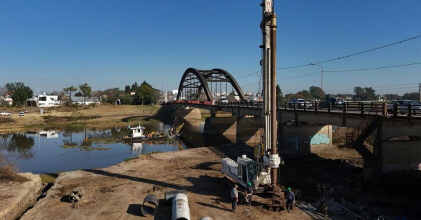 Avanza a buen ritmo la construcción del nuevo puente Santa Fe-Santo Tomé