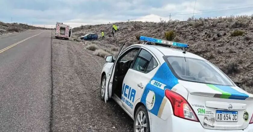 Murieron tres personas por un vuelco en la ruta 6, cerca de General Roca