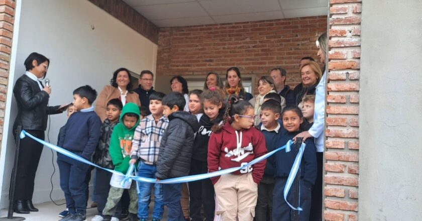 Departamento San Justo: Senador Borla inauguró la séptima aula que amplía la infraestructura educativa