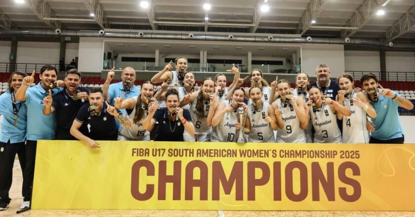 Argentina, campeona del Sudamericano U17 de básquet femenino