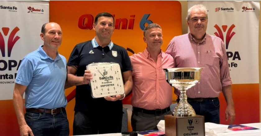 Presentan la Copa Santa Fe de Ciclismo 2025: recupera la clásica carrera Santa Fe-Rosario