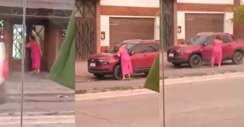 General Madariaga: una mujer destrozó a martillazos el auto de su ex pareja