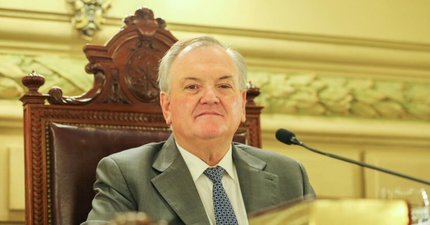 El Senado de Santa Fe reeligió a Michlig como presidente provisional