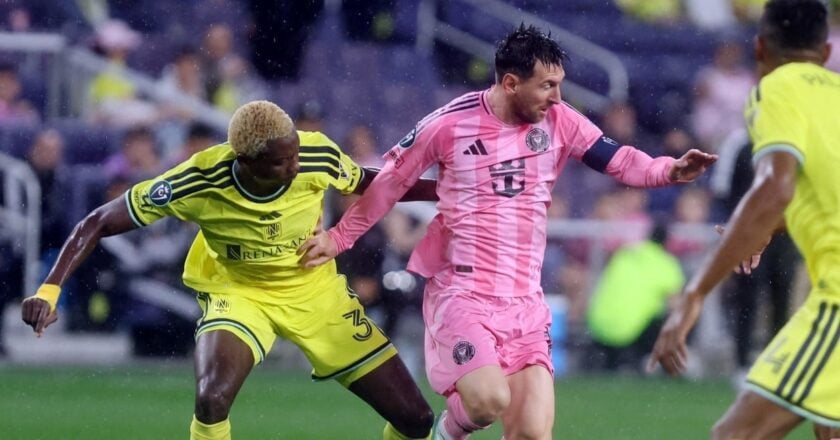 Messi alcanzó los 900 goles y dio la ventaja a Inter Miami ante Nashville