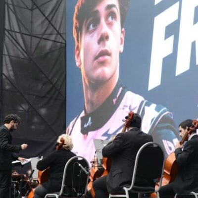 Franco Colapinto generó furor en Road Show de Buenos Aires