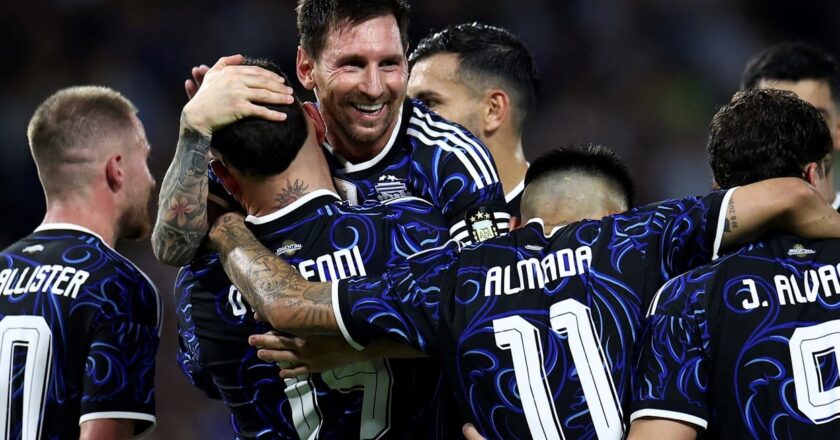 Argentina goleó a Zambia