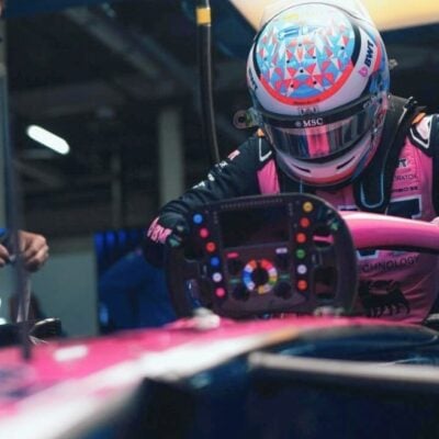 Franco Colapinto mantiene buenas sensaciones al volante del auto real