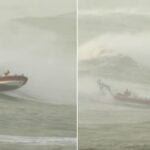 Prefectura denunció a dos hombres por imprudencia durante el temporal de Mar del Plata