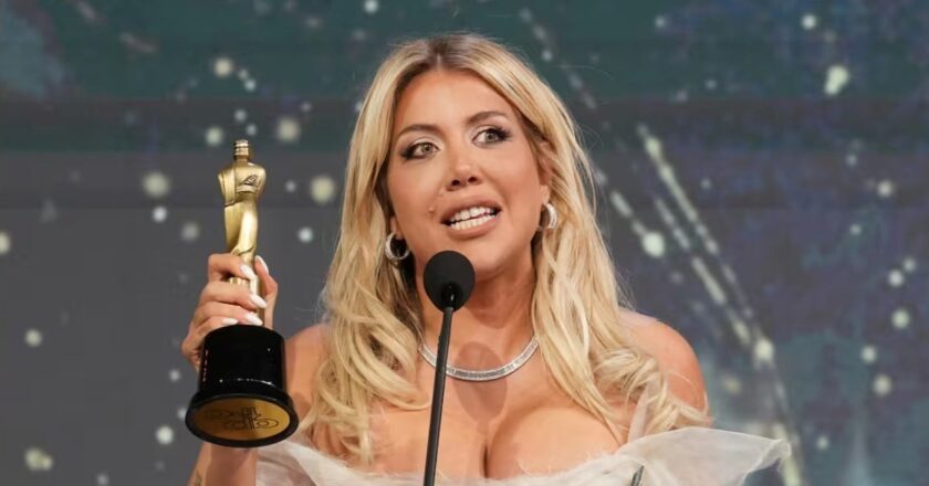 Wanda Nara se defendió por las críticas tras recibir el Martín Fierro a la mejor conductora