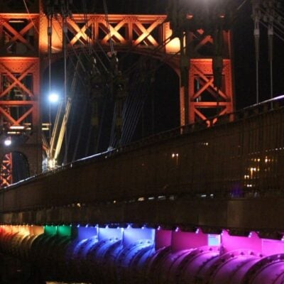 Buscan reencender las luces ornamentales del Puente Colgante para los Juegos Suramericanos