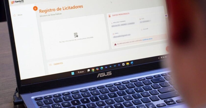 Santa Fe simplifica el Registro de Licitadores en Obras Públicas