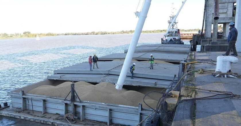 El Puerto de Santa Fe despachó 8.000 toneladas de soja