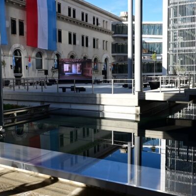 El nuevo edificio judicial representa un gran avance para Santa Fe, según Garibaldi y Poletti