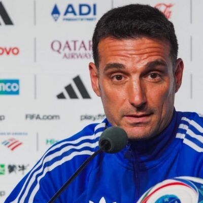 Scaloni anunció el once titular de Argentina contra Egipto