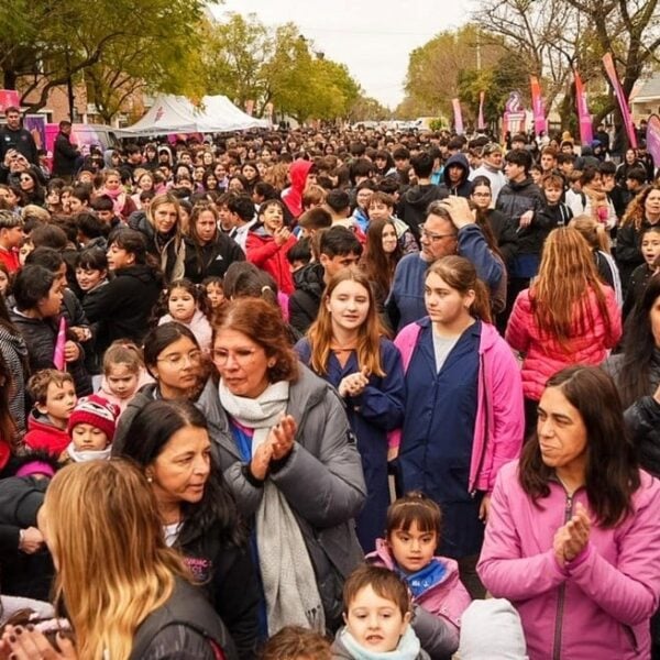 San Jorge recibió la antorcha de los Juegos Odesur Santa Fe 2026