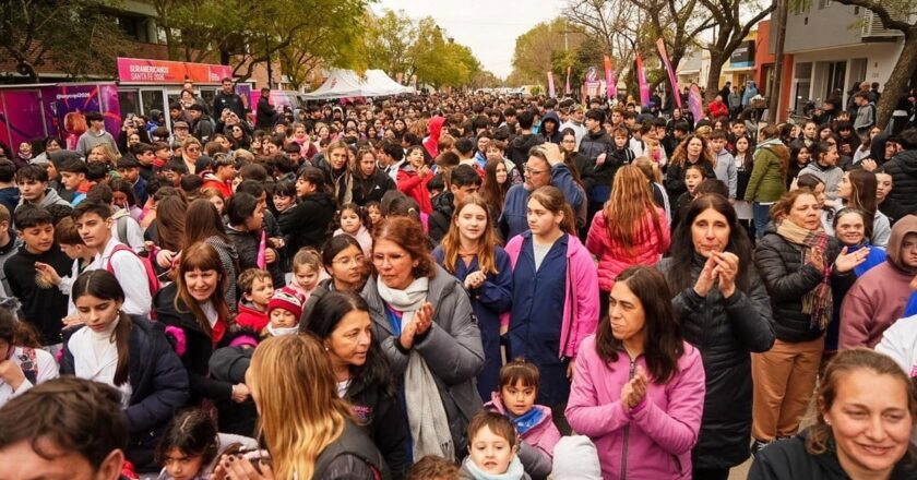 San Jorge recibió la antorcha de los Juegos Odesur Santa Fe 2026
