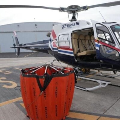 Santa Fe incorpora avión hidrante y helicóptero contra incendios