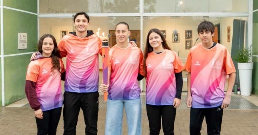 La antorcha de los Juegos Suramericanos pasó por Santo Tomé y Recreo