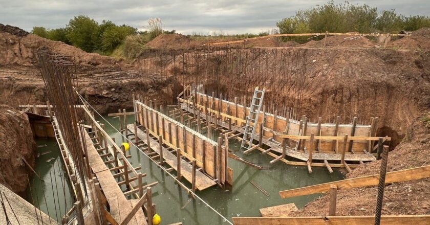 Avanza la obra para frenar la cascada del Saladillo con pantallas subterráneas de 33 metros