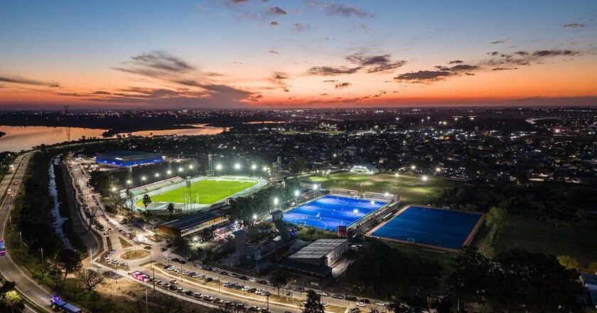 Santa Fe 2026: inauguraron las dos nuevas canchas de hockey para los Juegos Suramericanos