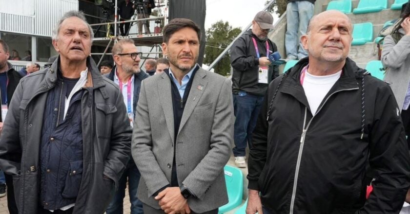 Omar Perotti recorrió las instalaciones del Centro de Alto Rendimiento Deportivo