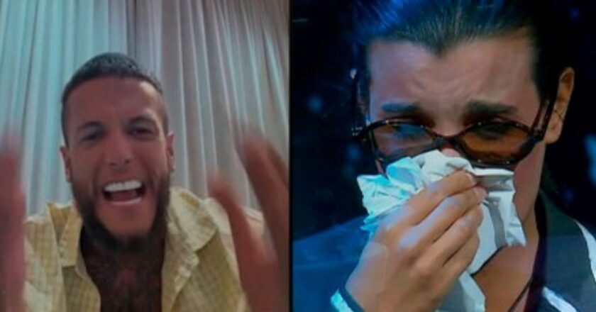 Charlotte Caniggia se quebró al recibir un mensaje de su hermano Alex en Gran Hermano