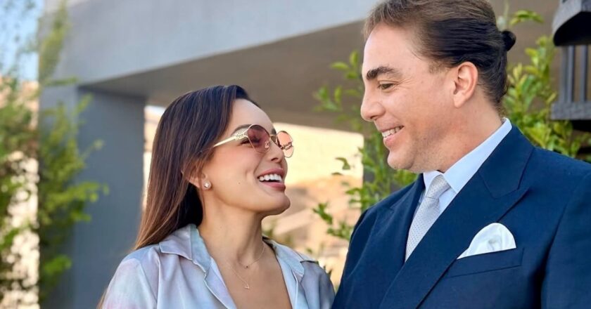 Cristian Castro presentó a su nueva pareja y le dedicó un mensaje por su tercer mes de noviazgo