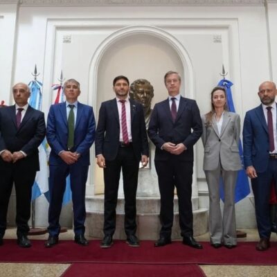 Pullaro analizó con el embajador de la Unión Europea nuevas oportunidades comerciales para Santa Fe