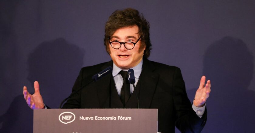 Milei criticó a Pedro Sánchez en Madrid y pidió a los españoles involucrarse en política